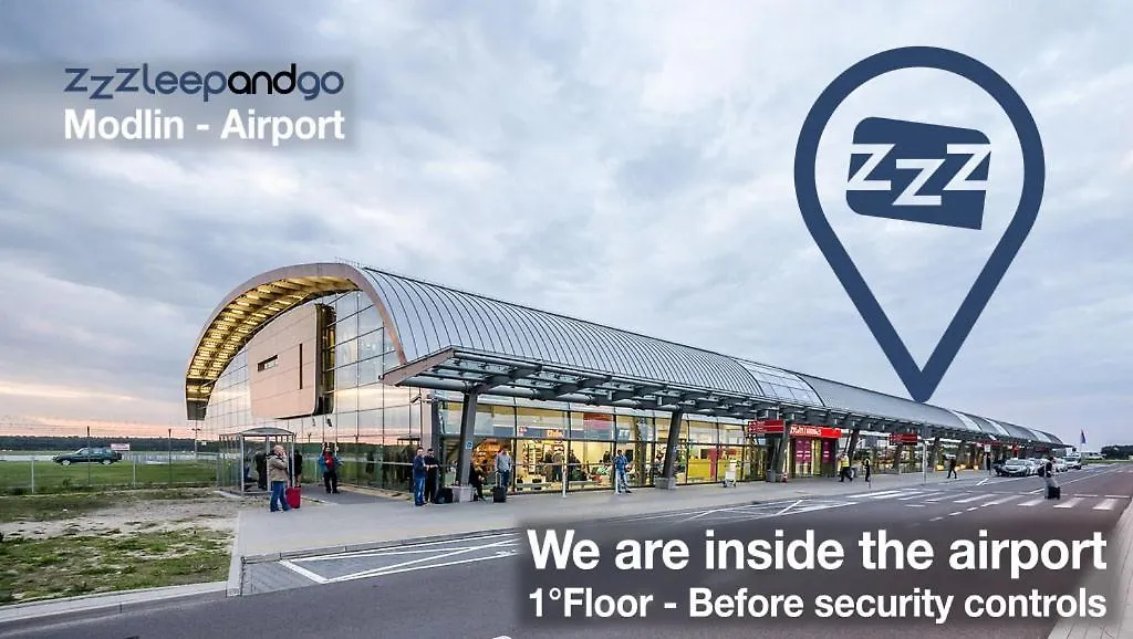 Resting Pods - Zzzleepandgo Modlin Airport Wmi location